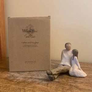 SUSAN LORDI DEMDACO WILLOW TREE FIGURINE FATHER AND DAUGHTER